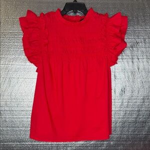 Marc New York Vibrant Red Top